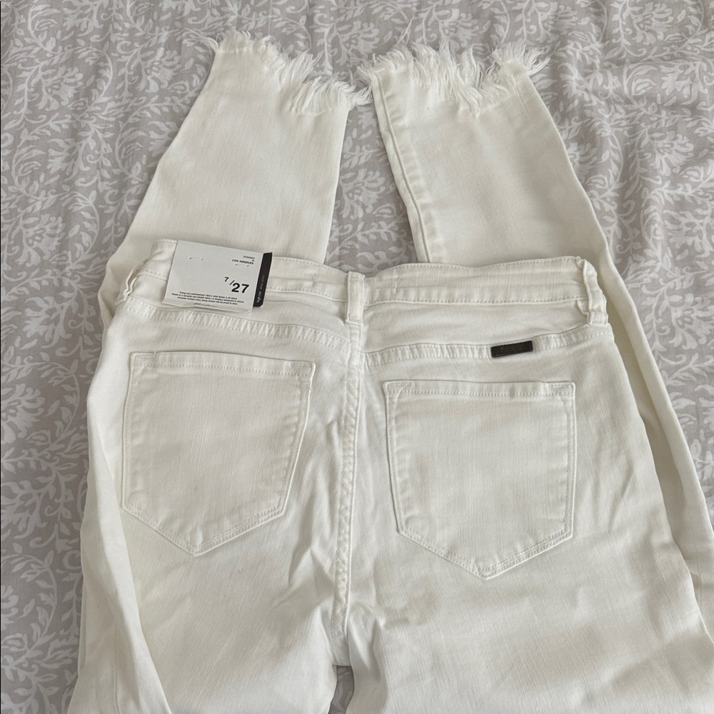 KanCan Cream Ankle & Cropped Women's Jeans